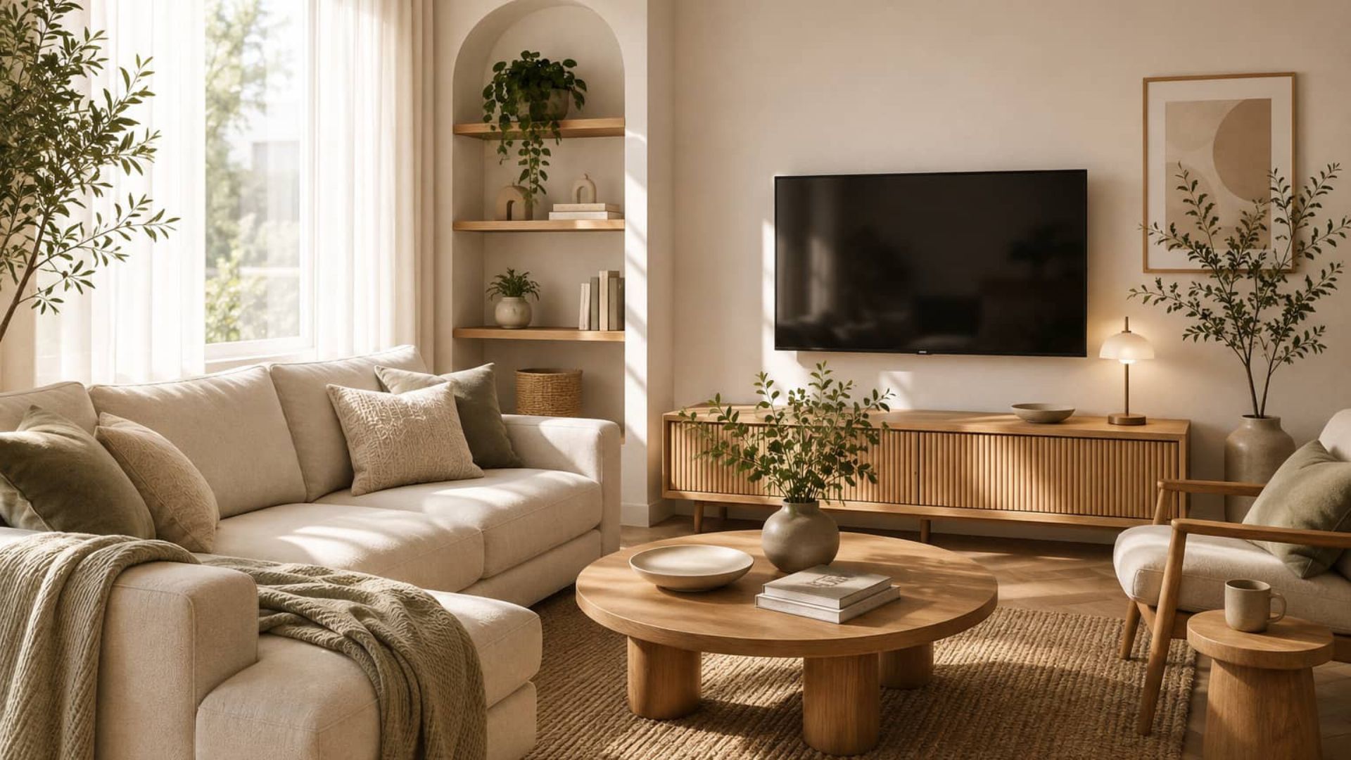 petit salon chaleureux