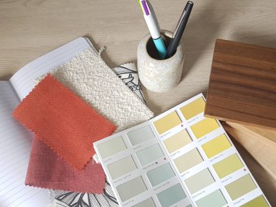 nuancier de couleurs, tissus, bois Niti-Home